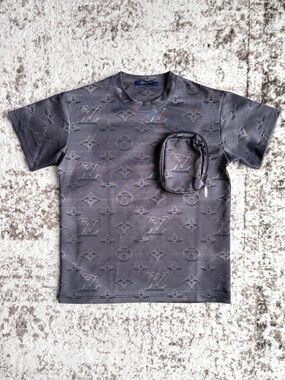 Louis Vuitton Men’s 3D Effect Pocket Packable Monogram T-Shirt